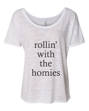 Load image into Gallery viewer, rollin' with the homies Slouchy Tee - Wake Slay Repeat