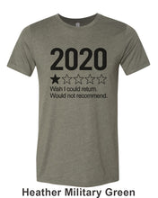 Load image into Gallery viewer, 2020 1 Star Review Wish I Could Return. Would Not Recommend Unisex Short Sleeve T Shirt - Wake Slay Repeat