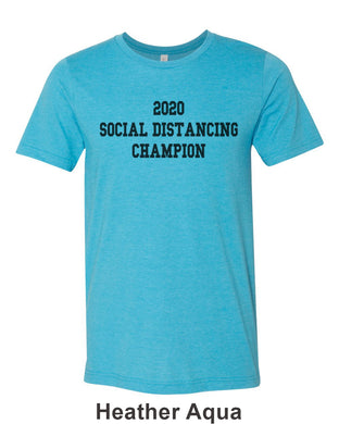 2020 Social Distancing Champion Unisex Short Sleeve T Shirt - Wake Slay Repeat