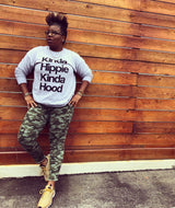 Kinda Hippie Kinda Hood Unisex Sweatshirt - Wake Slay Repeat