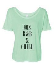 Load image into Gallery viewer, 90s R&amp;B &amp; Chill Slouchy Tee - Wake Slay Repeat