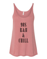 90s R&B & Chill Slouchy Tank - Wake Slay Repeat