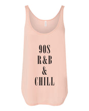 Load image into Gallery viewer, 90s R&amp;B &amp; Chill Flowy Side Slit Tank Top - Wake Slay Repeat