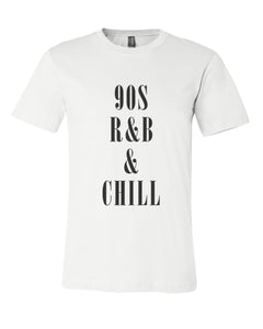 90s R&B & Chill Unisex Short Sleeve T Shirt - Wake Slay Repeat