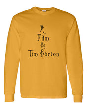 Load image into Gallery viewer, A Film By Tim Burton Unisex Long Sleeve T Shirt - Wake Slay Repeat