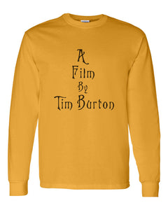 A Film By Tim Burton Unisex Long Sleeve T Shirt - Wake Slay Repeat