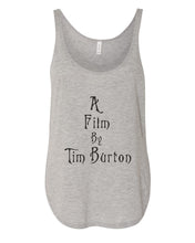 Load image into Gallery viewer, A Film By Tim Burton Flowy Side Slit Tank Top - Wake Slay Repeat