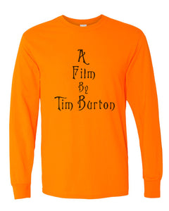 A Film By Tim Burton Unisex Long Sleeve T Shirt - Wake Slay Repeat