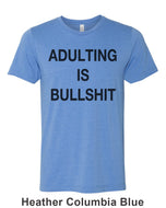 Adulting Is Bullshit Unisex Short Sleeve T Shirt - Wake Slay Repeat