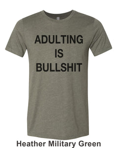 Adulting Is Bullshit Unisex Short Sleeve T Shirt - Wake Slay Repeat