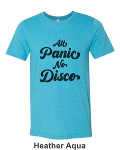 All Panic No Disco Unisex Short Sleeve T Shirt - Wake Slay Repeat