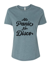 Load image into Gallery viewer, All Panic No Disco Fitted Women&#39;s T Shirt - Wake Slay Repeat