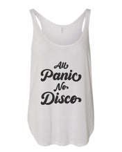 Load image into Gallery viewer, All Panic No Disco Flowy Side Slit Tank Top - Wake Slay Repeat