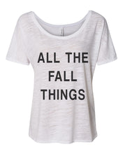 Load image into Gallery viewer, All The Fall Things Slouchy Tee - Wake Slay Repeat