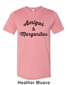 Amigas & Margaritas Unisex Short Sleeve T Shirt - Wake Slay Repeat