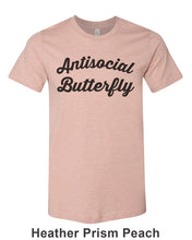 Load image into Gallery viewer, Antisocial Butterfly Unisex Short Sleeve T Shirt - Wake Slay Repeat
