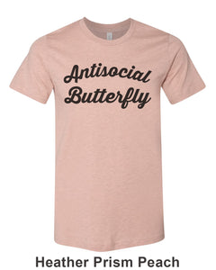 Antisocial Butterfly Unisex Short Sleeve T Shirt - Wake Slay Repeat