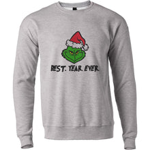 Load image into Gallery viewer, Grinch Best. Year. Ever. Unisex Sweatshirt - Wake Slay Repeat