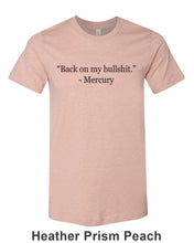 Load image into Gallery viewer, Back On My Bullshit Mercury Retrograde Unisex Short Sleeve T Shirt - Wake Slay Repeat