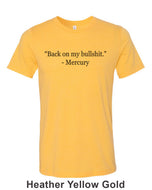 Back On My Bullshit Mercury Retrograde Unisex Short Sleeve T Shirt - Wake Slay Repeat