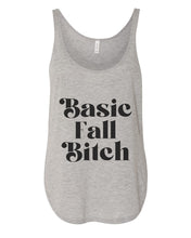 Load image into Gallery viewer, Basic Fall Bitch Flowy Side Slit Tank Top - Wake Slay Repeat