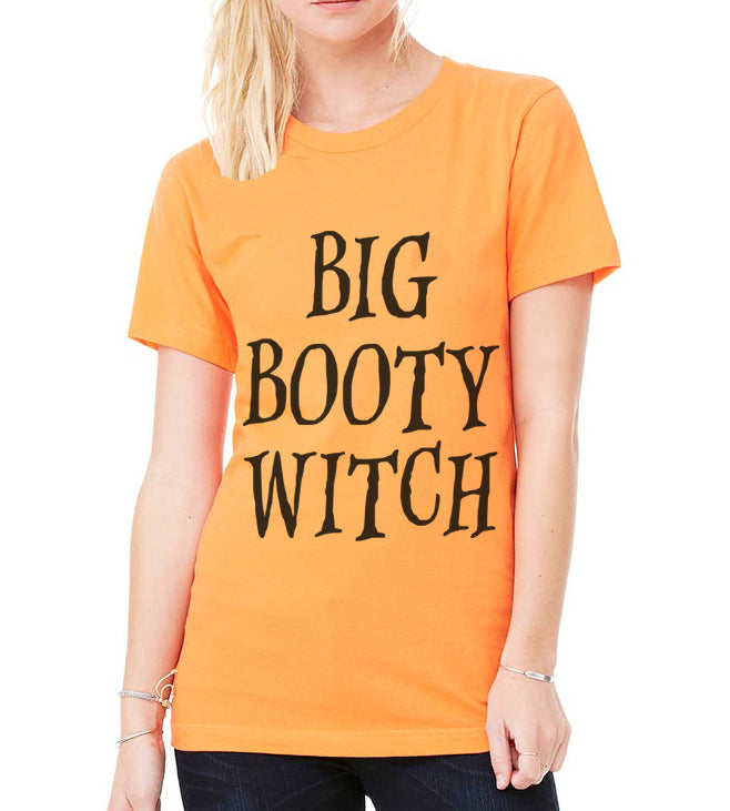 Halloween Shirt Big Booty Witch Unisex T Shirt - Wake Slay Repeat