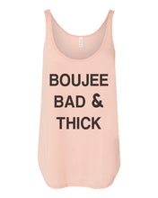 Load image into Gallery viewer, Boujee Bad &amp; Thick Flowy Side Slit Tank Top - Wake Slay Repeat