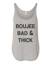 Load image into Gallery viewer, Boujee Bad &amp; Thick Flowy Side Slit Tank Top - Wake Slay Repeat