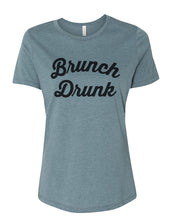 Load image into Gallery viewer, Brunch Drunk Relaxed Women&#39;s T Shirt - Wake Slay Repeat