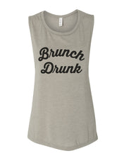 Load image into Gallery viewer, Brunch Drunk Flowy Scoop Muscle Tank - Wake Slay Repeat