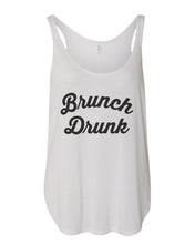 Load image into Gallery viewer, Brunch Drunk Flowy Side Slit Tank Top - Wake Slay Repeat