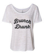 Brunch Drunk Slouchy Tee - Wake Slay Repeat