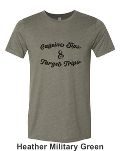 Caffeine Sips & Target Trips Unisex Short Sleeve T Shirt - Wake Slay Repeat
