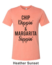 Load image into Gallery viewer, Chip Dippin&#39; &amp; Margarita Sippin&#39; Unisex Short Sleeve T Shirt - Wake Slay Repeat
