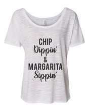 Load image into Gallery viewer, Chip Dippin&#39; &amp; Margarita Sippin&#39; Slouchy Tee - Wake Slay Repeat