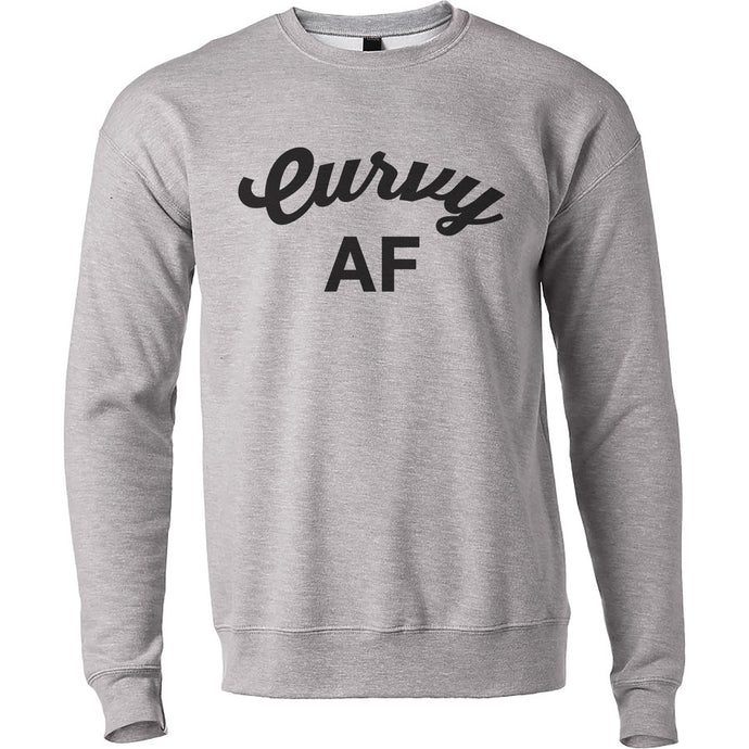 Curvy AF Unisex Sweatshirt - Wake Slay Repeat