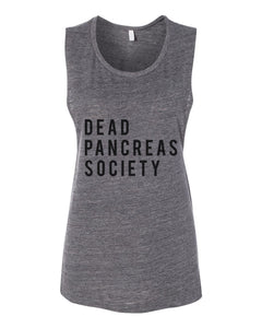Dead Pancreas Society Fitted Muscle Tank - Wake Slay Repeat