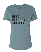 Load image into Gallery viewer, Dead Pancreas Society Fitted Women&#39;s T Shirt - Wake Slay Repeat