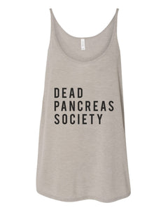 Dead Pancreas Society Slouchy Tank - Wake Slay Repeat
