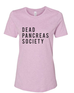 Dead Pancreas Society Fitted Women's T Shirt - Wake Slay Repeat