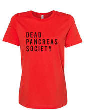 Load image into Gallery viewer, Dead Pancreas Society Fitted Women&#39;s T Shirt - Wake Slay Repeat