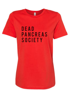 Dead Pancreas Society Fitted Women's T Shirt - Wake Slay Repeat
