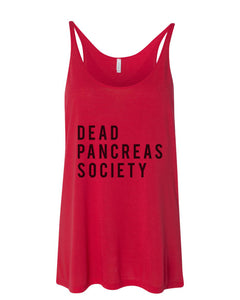 Dead Pancreas Society Slouchy Tank - Wake Slay Repeat