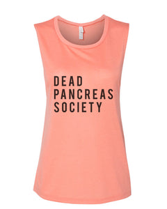 Dead Pancreas Society Fitted Muscle Tank - Wake Slay Repeat