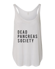 Load image into Gallery viewer, Dead Pancreas Society Flowy Side Slit Tank Top - Wake Slay Repeat