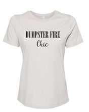 Load image into Gallery viewer, Dumpster Fire Chic Fitted Women&#39;s T Shirt