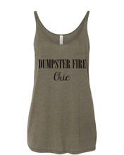 Load image into Gallery viewer, Dumpster Fire Chic Slouchy Tank