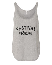 Load image into Gallery viewer, Festival Vibes Flowy Side Slit Tank Top - Wake Slay Repeat