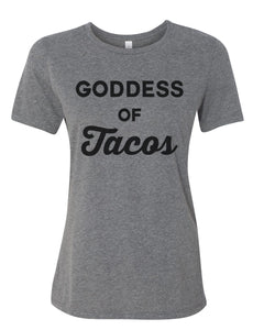 Goddess Of Tacos Relaxed Women's T Shirt - Wake Slay Repeat