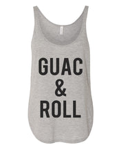 Load image into Gallery viewer, Guac &amp; Roll Flowy Side Slit Tank Top - Wake Slay Repeat